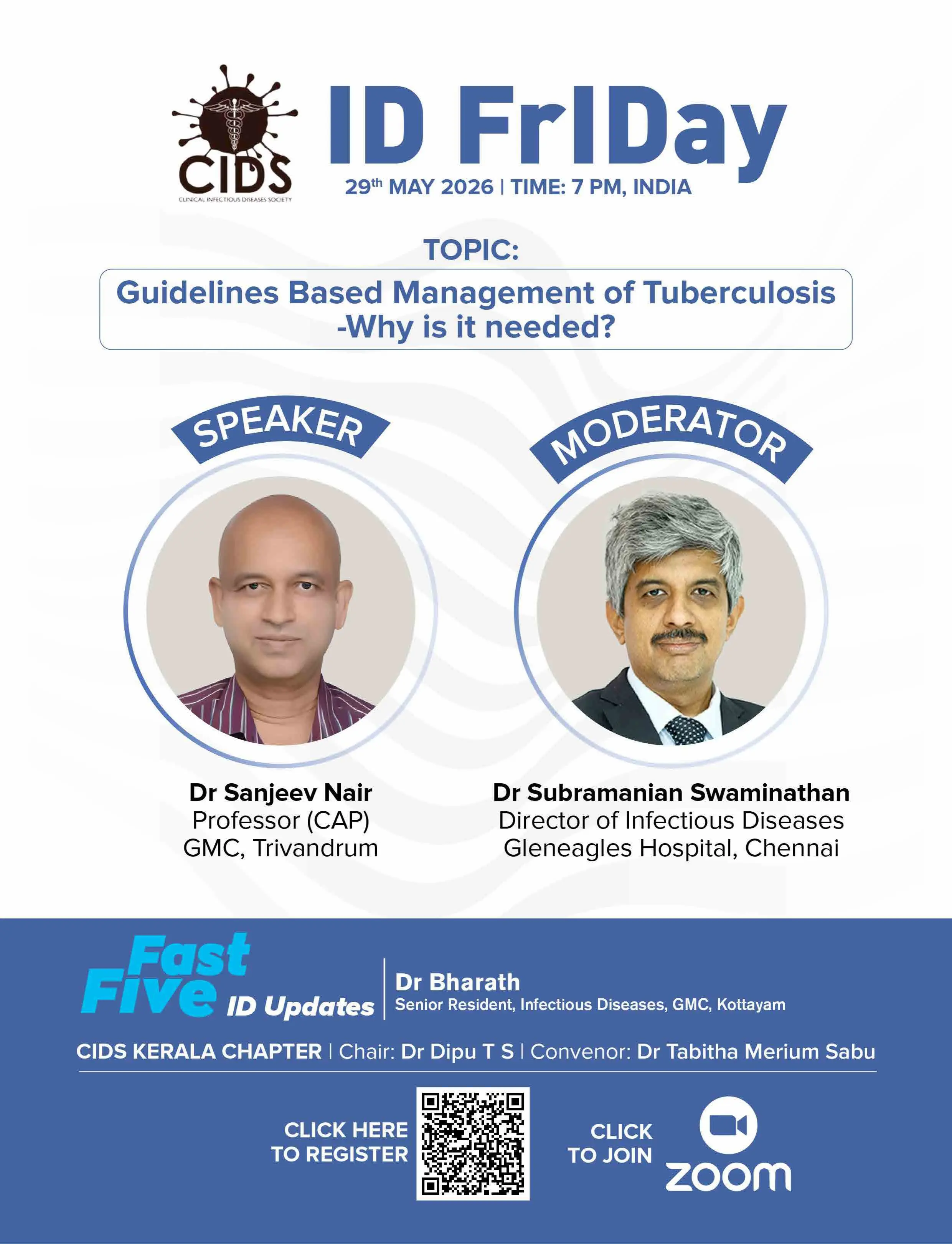 CIDS Kerala Chapter CME – ID FriDay, 29th May 2026
